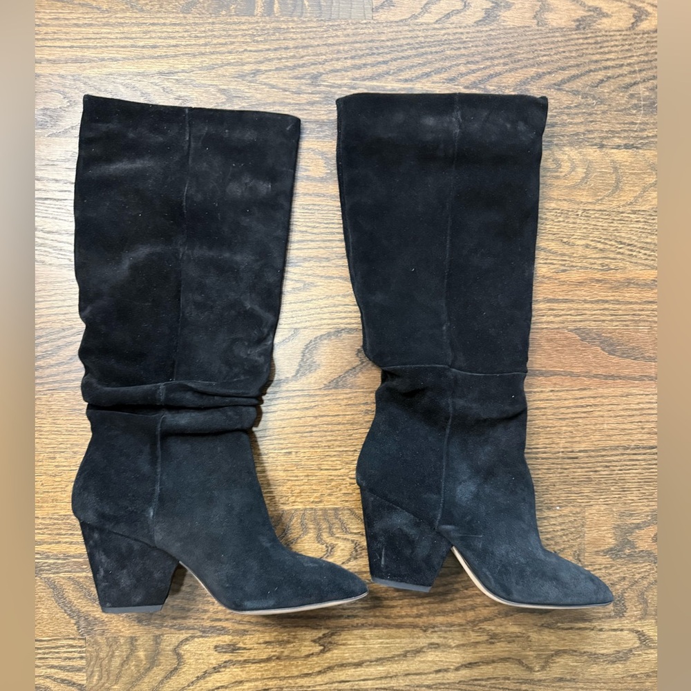 Splendid Black Slouchy Boots Size 8